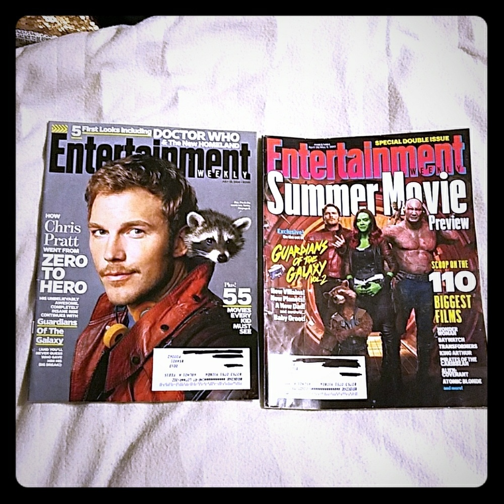 Entertainment Weekly Guardians Magazines